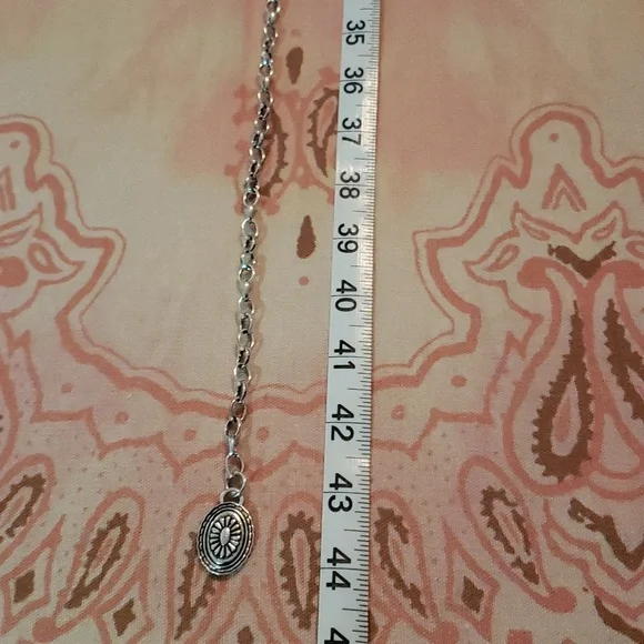 Bull Concho Belt Chain Belt Western Belt Cowgirl Belt Rodeo Belt Steer Belt - Picture 15 of 16